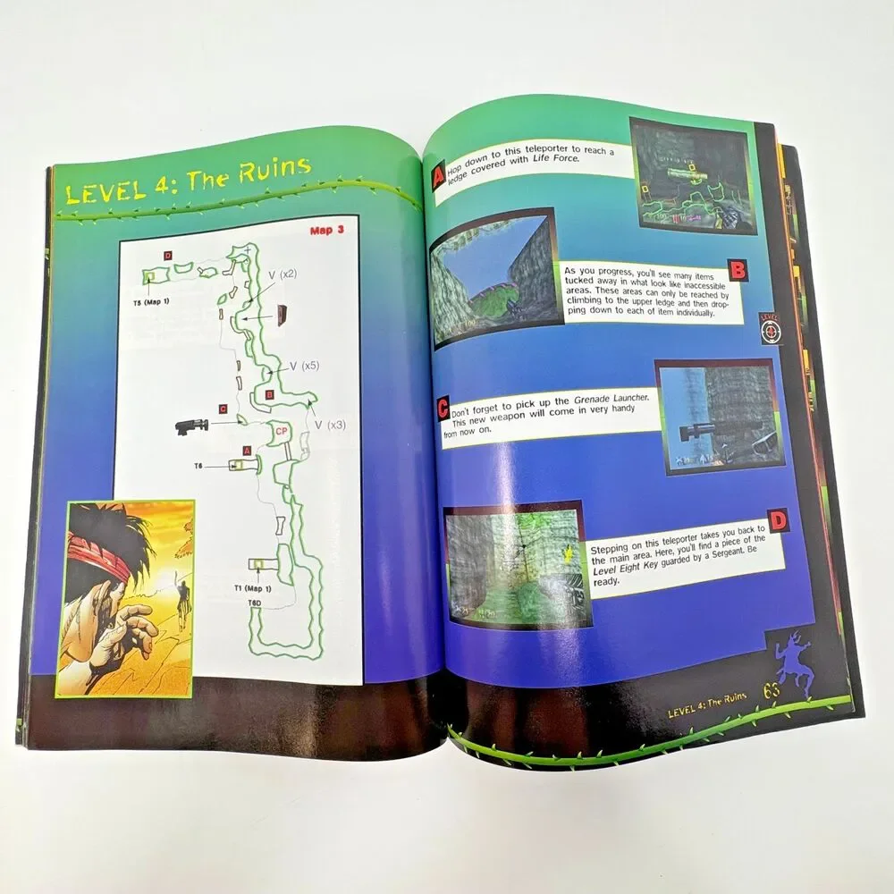 Turok Dinosaur Hunter BradyGames Official Strategy Guide Nintendo 64 N64 1997